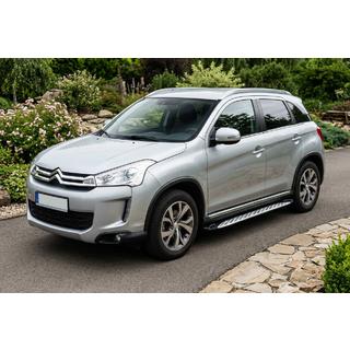 Pedane Laterali Shining V1 (2 pz, Alluminio) Citroen C-4 Aircross 2012-2017 foto 1