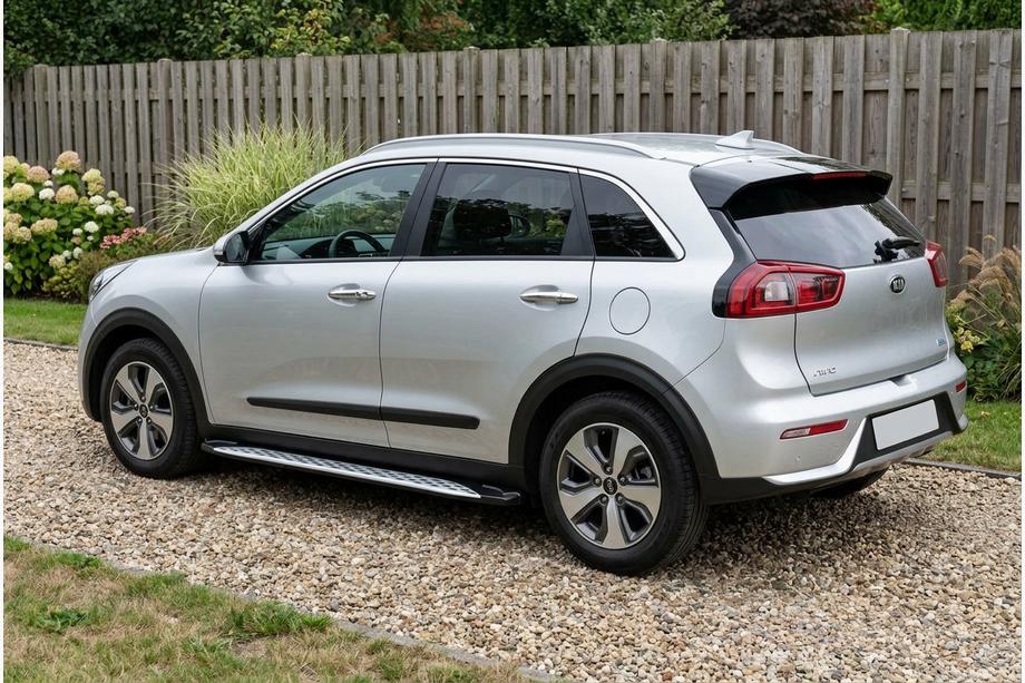Kia Niro 2016–2021 Pedane Laterali Shining V1 (2 pz, Alluminio) Foto 1