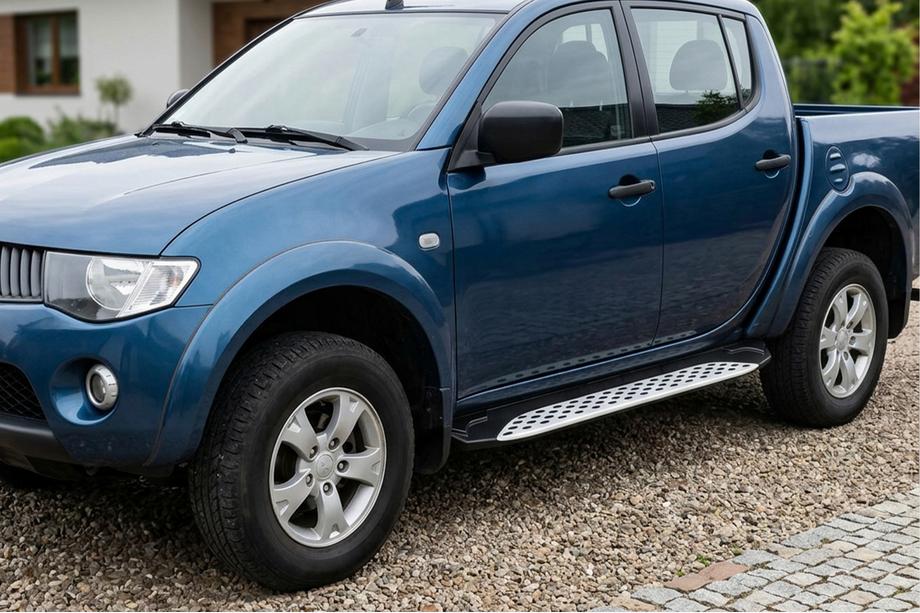 Fiat Fullback 2016- Pedane Laterali Shining V1 (2 pz, Alluminio) Image