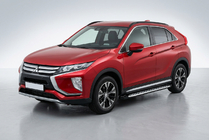 Mitsubishi Eclipse Cross 2017- Pedane Laterali Shining V1 (2 pz, Alluminio) foto 1