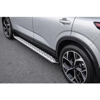 Pedane Laterali Shining V1 (2 pz, Alluminio) Nissan Qashqai 2021- foto 1