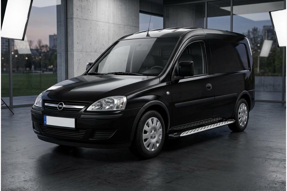 Opel Combo 2002–2012 Pedane Laterali Shining V1 (2 pz, Alluminio) Image