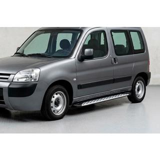 Pedane Laterali Shining V1 (2 pz, Alluminio) Peugeot Partner 1996-2008 foto 1