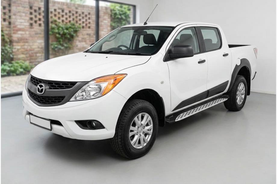 Mazda BT-50 2012- Pedane Laterali Shining V1 (2 pz, Alluminio) Image