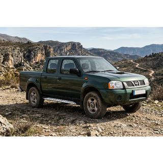 Pedane Laterali Shining V1 (2 pz, Alluminio) Nissan NP300 1999-2015 foto 1