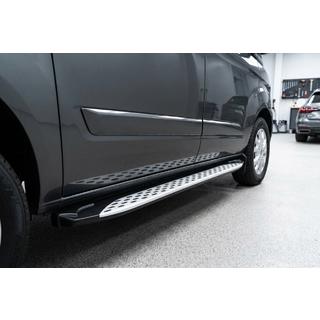 Pedane Laterali Shining V1 (2 pz, Alluminio) Ford Custom 2013-2022 foto 1