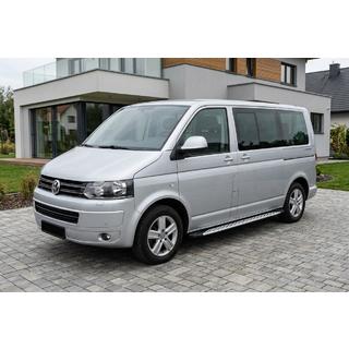 Pedane Laterali Shining V1 (2 pz, Alluminio) Volkswagen T5 2010-2015 foto 1