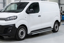 Citroen Jumpy/Dispatch 2017- Pedane Laterali Shining V1 (2 pz, Alluminio) foto 1