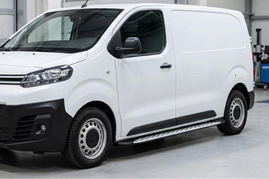 Citroen Jumpy/Dispatch 2017- Pedane Laterali Shining V1 (2 pz, Alluminio) Image