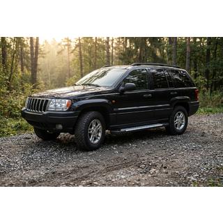 Pedane laterali Allmond Grey (2 pz, alluminio) Jeep Grand Cherokee WJ 1999-2004 foto 1