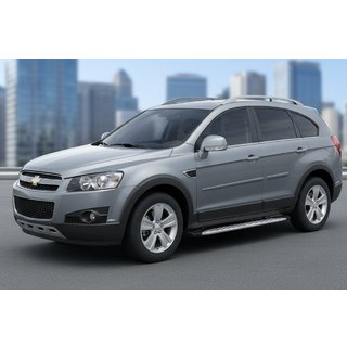 Pedane Laterali Shining V1 (2 pz, Alluminio) Chevrolet Captiva 2006-2019 foto 1