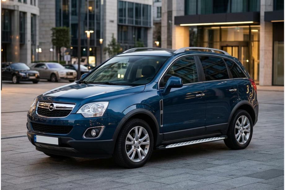 Opel Antara 2006-2017 Pedane Laterali Shining V1 (2 pz, Alluminio) 2007-2015 Foto 1