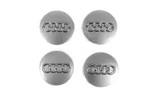 Audi Coprimozzo 60/58mm grigio ad5957s (set 4 pezzi) foto 2