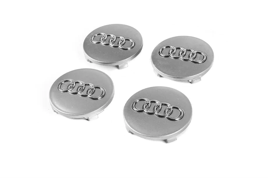 Audi Coprimozzo 60/58mm grigio ad5957s (set 4 pezzi) Image