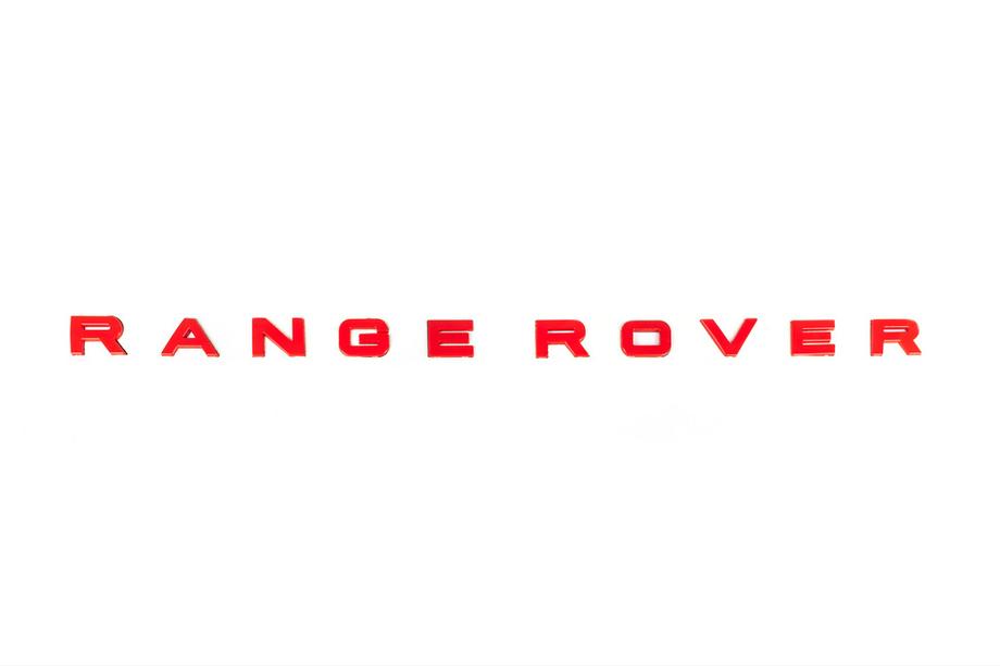 LandRover Scritta rossa (Tipo-5) Foto 2