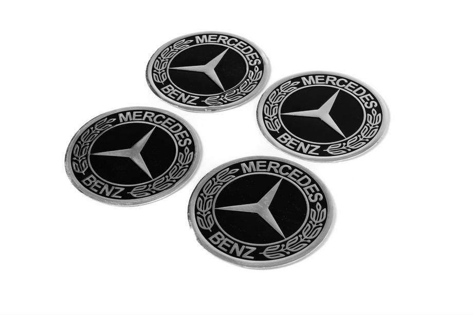 Mercedes-Benz Adesivi per cerchi 90mm (Set 4 pezzi) Image