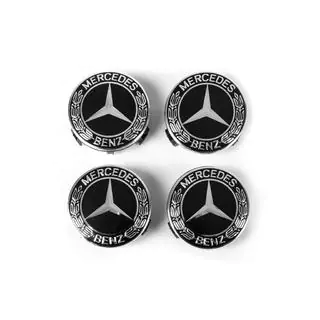 Copri mozzo 71/75 mm senza anello (4 pz, nero V3) foto 4