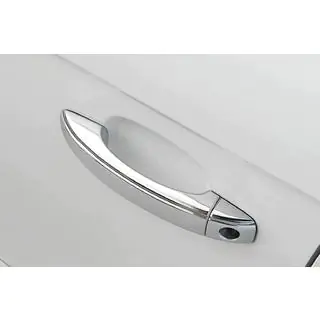 Coperture maniglie cromate senza pulsanti (4 pz, acciaio inox) foto 1