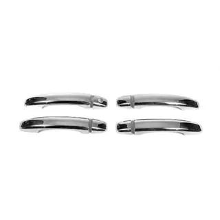Coperture maniglie cromate senza pulsanti (4 pz, acciaio inox) foto 3