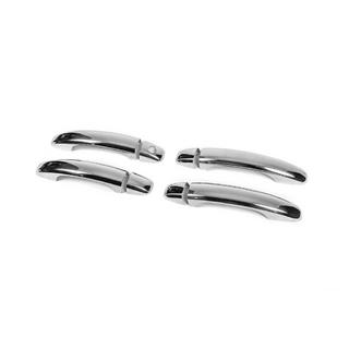 Coperture maniglie cromate senza pulsanti (4 pz, acciaio inox) Audi Q5 2008-2017 foto 4