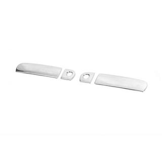 Coperture Maniglie Cromate 1999-2001 (2 pz, Acciaio Inox) Audi A4 B5 1994–2001 foto 3