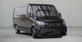 Mercedes Sprinter W907/W910 2018- Paraurti anteriore con griglia ABS (primer per verniciatura) foto 6