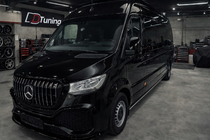 Mercedes Sprinter W907/W910 2018- Paraurti anteriore con griglia ABS (primer per verniciatura) foto 2
