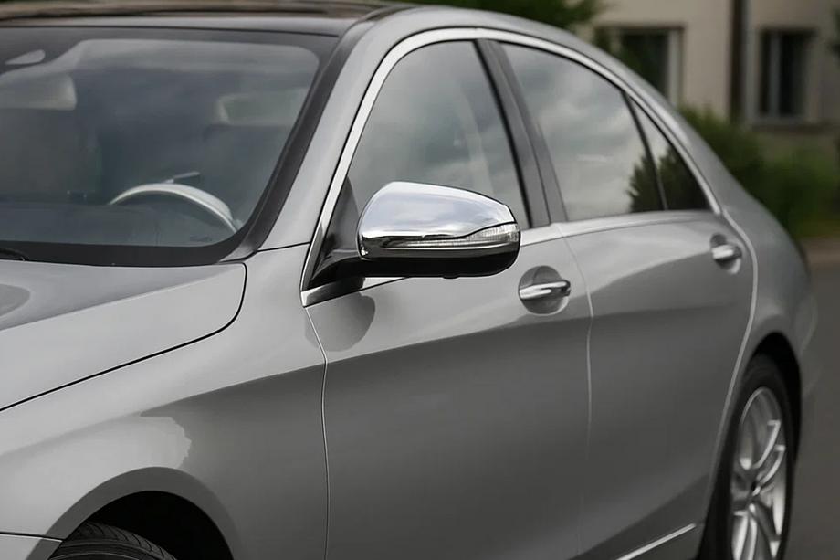 Mercedes S-class W222 2013-2022 Coperture Specchietti (2 pz, Acciaio Inox) Foto 1