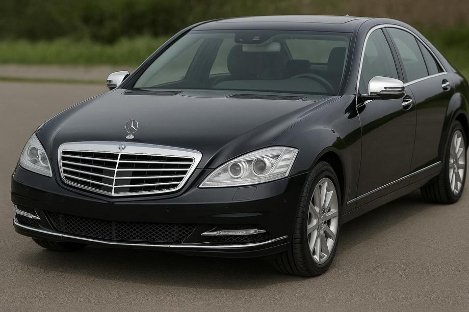 Mercedes S-class W221 2005-2013 Calotte specchietti cromate (2009-2013, 2 pz, acciaio inox) Foto 1