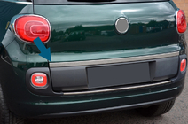 Fiat 500/500L 2013-2022 Modanatura sopra targa (per 500L, acciaio inox) foto 1