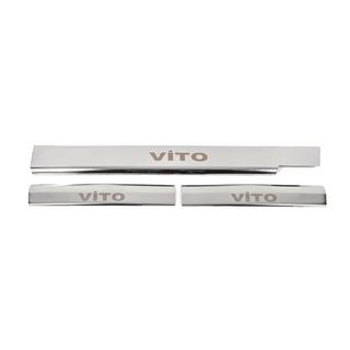 Battitacco interni Carmos V1 (3 pz, acciaio inox) Mercedes Vito W638 1996-2003 foto 3