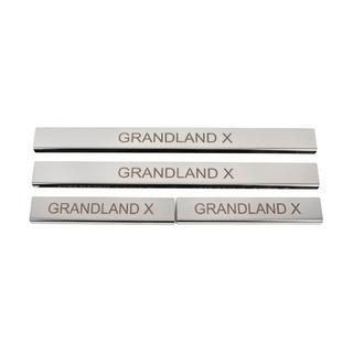 Coperture Battitacco (4 pz, Acciaio Inox) Opel Grandland X 2017- foto 1
