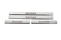 Nissan Navara 2006-2015 Coperture Battitacco (4 pz, Acciaio Inox) foto 1