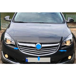 Coperture Griglia Cromate (2014-2017, Acciaio Inox) Opel Insignia 2008-2017 foto 3