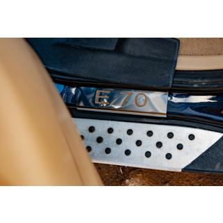 Coprisoglia porte (4 pz, acciaio inox) BMW X5 E70 2007-2013 foto 4
