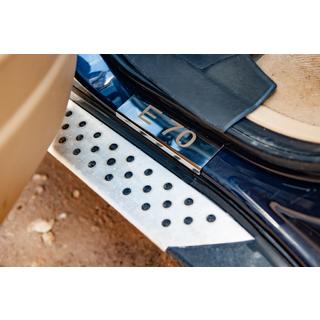 Coprisoglia porte (4 pz, acciaio inox) BMW X5 E70 2007-2013 foto 2