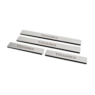 Battitacco in acciaio inox Carmos V1 (4 pz) Volkswagen Touareg 2010-2018 foto 2