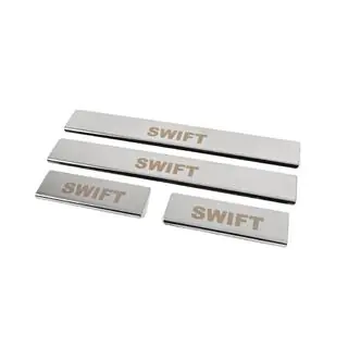 Coprisoglia porte (4 pz, acciaio inox) foto 2