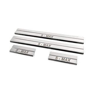 Coprisoglia porte (4 pz, acciaio inox) Ford S-Max 2007-2014 foto 2