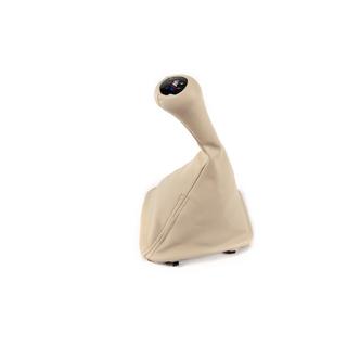 Cuffia cambio + pomello leva cambio OEM 5 marce (beige) foto 1