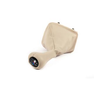 Cuffia cambio + pomello leva cambio OEM 5 marce (beige) foto 4