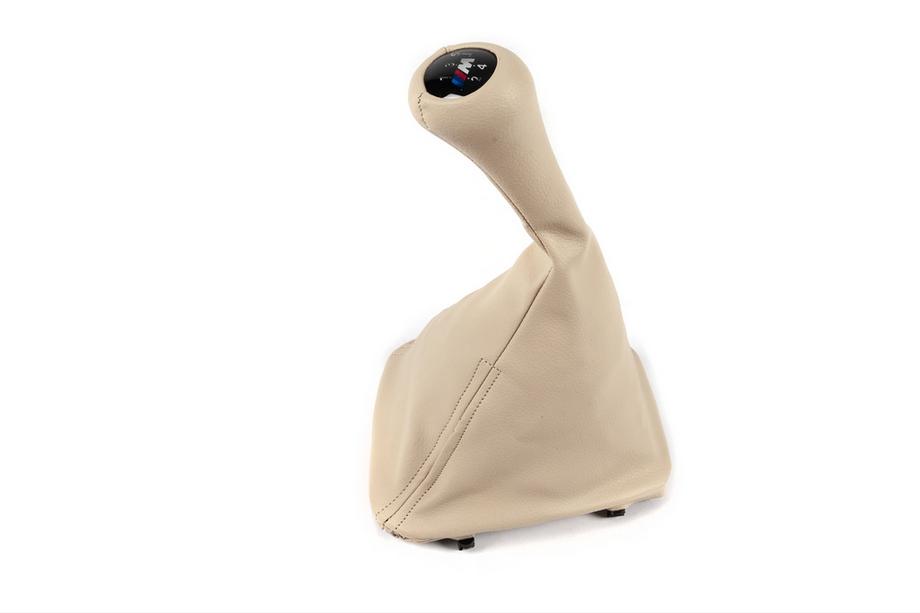 BMW 3 Series E36 1990-2000 Cuffia cambio + pomello leva cambio OEM 5 marce (beige) Image