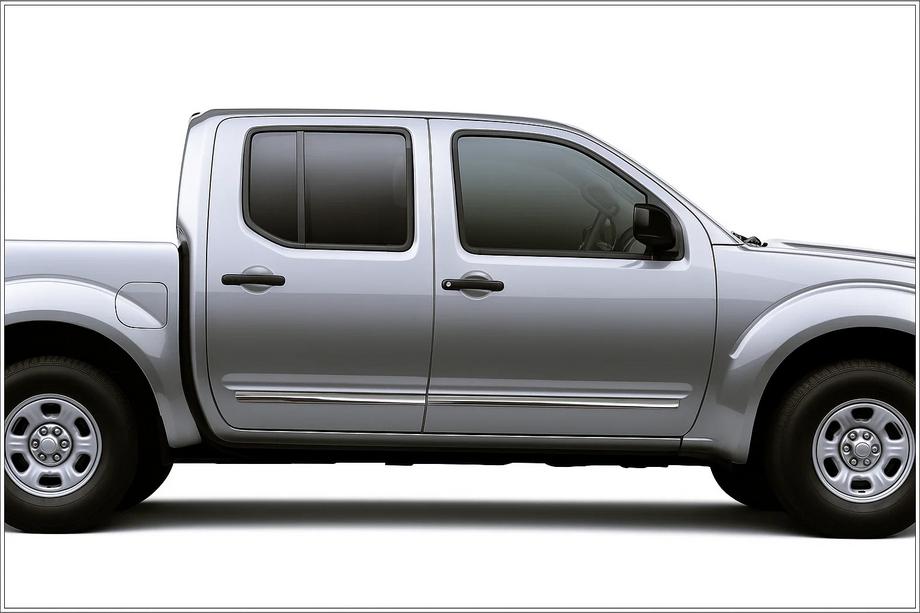 Nissan Navara 2006-2015 Modanature Porte Acciaio Inox (4 pz) Image