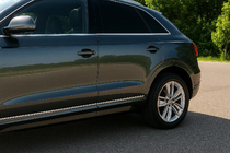 Audi Q3 2011-2019 Modanature Porte Acciaio Inox (4 pz) foto 3