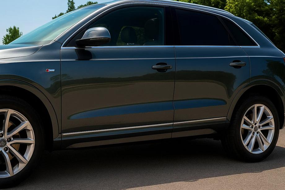Audi Q3 2011-2019 Modanature Porte Acciaio Inox (4 pz) Image