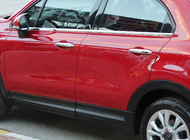 Fiat 500X 2014-2024 Modanature finestrini acciaio inox (4 pz) foto 3