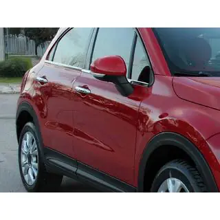 Modanature finestrini acciaio inox (4 pz) Fiat 500X 2014-2024 foto 4