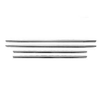 Modanature finestrini acciaio inox (4 pz) foto 2