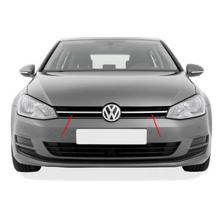Coperture griglia cromate (superiore, acciaio inox) Volkswagen Golf 7/E-Golf 2012-2020 foto 3