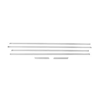 Cornici finestrini Carmos (6 pz, acciaio inox) Fiat Punto Grande/EVO 2006-2018 foto 2